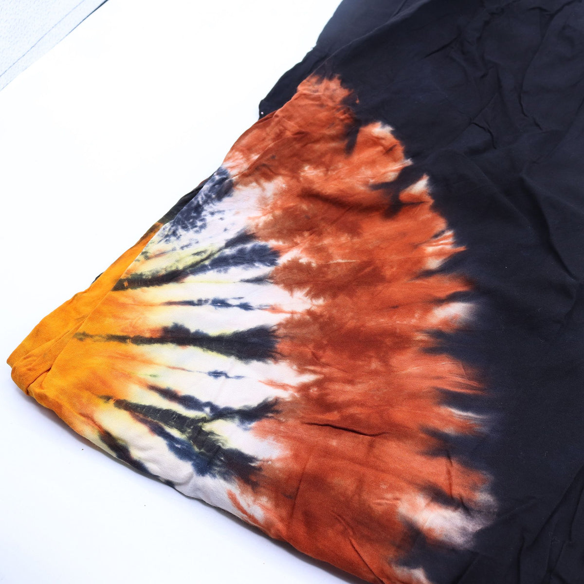 Japanese Style Lounge Pants - Black Chocolate & Orange - M product image 7