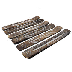 White Washed Incense Holder - Simple product image