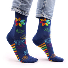 Hop Hare Bamboo Socks S/M - Rainbow Chakra product image 2