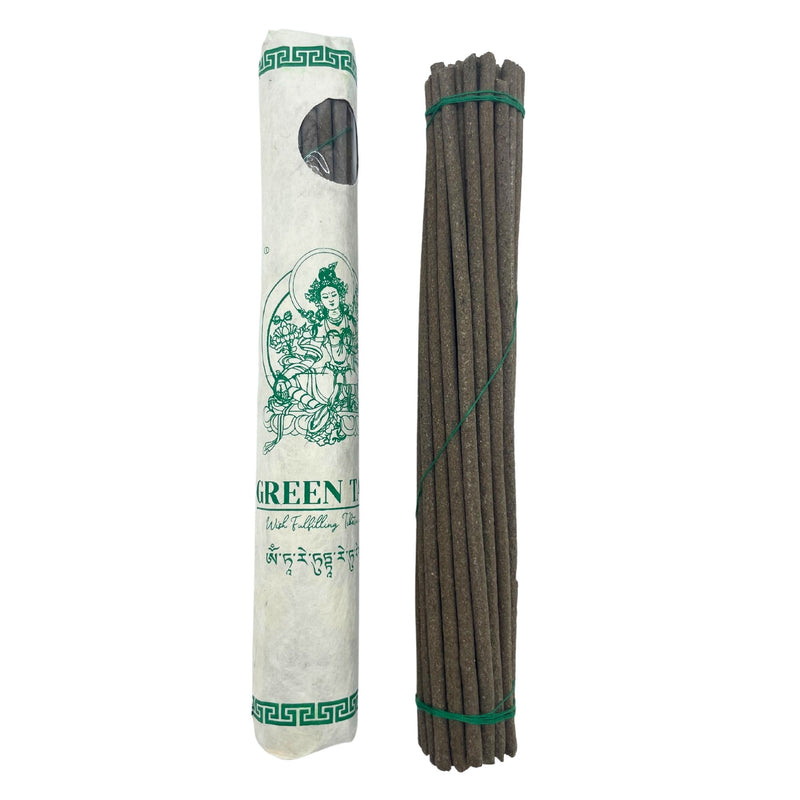 Rolled Pack of 30 Premium Tibetan Incense - Green Tara product image