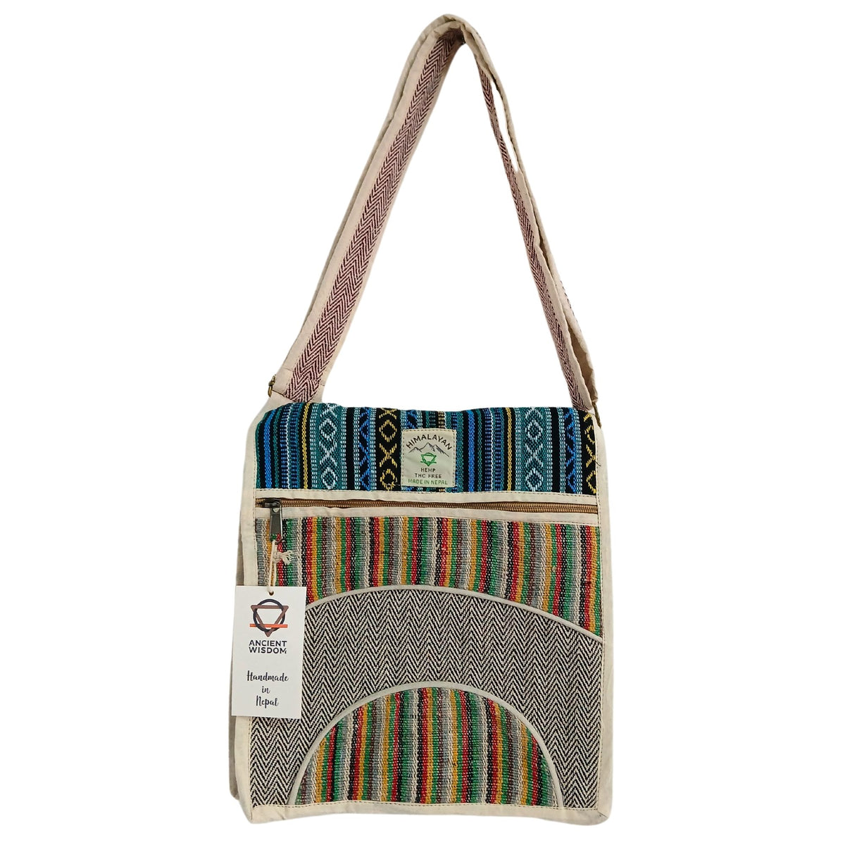 Hemp Laptop Messenger Bag - Curves - product image 5