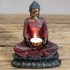 Antique Buddha - Devotee Candle Holder product image 2