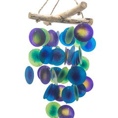 Green & Purple Driftwood Cross Chime product image 4
