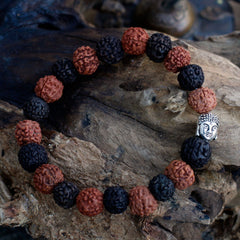Rudraksha Buddah Bangle Mala - Mix product image 4