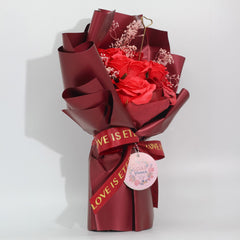 Large Red Roses Bouquet - Love is Eternal - Gift Card product image 3