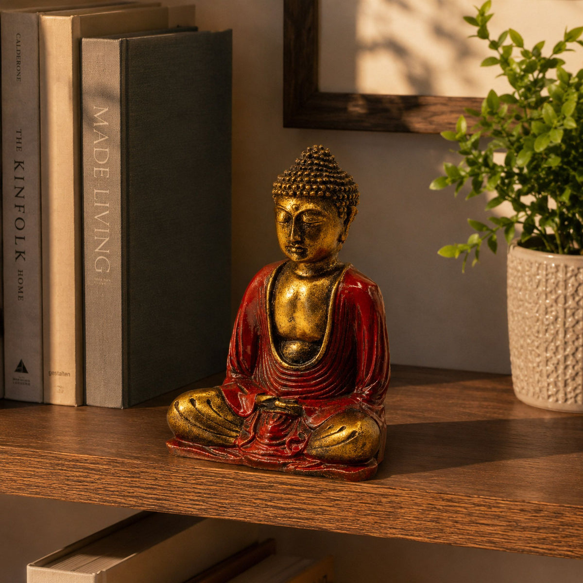 Red & Gold Buddha - Medium product image 2