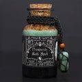 Ancient Witch Bath Spell Potion & Aventurine Crystal Amulet - Prosperity product image