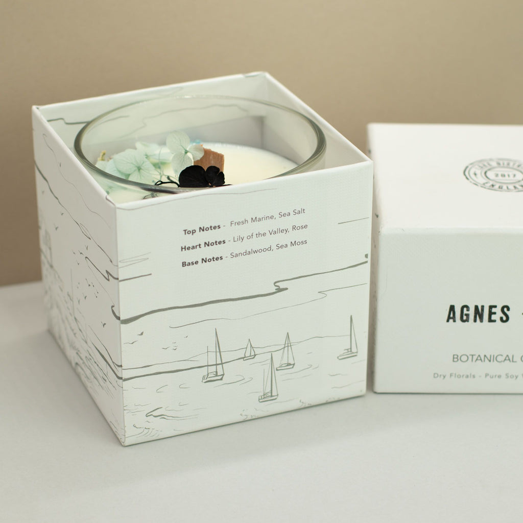Agnes + Cat Botanical Soy Wax Candle - Seasalt & Moss product image 4