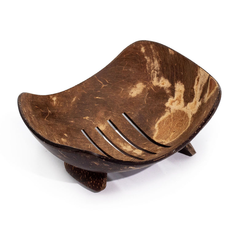 Natural Coconut Soap Dish - Oblong - 11cm product image