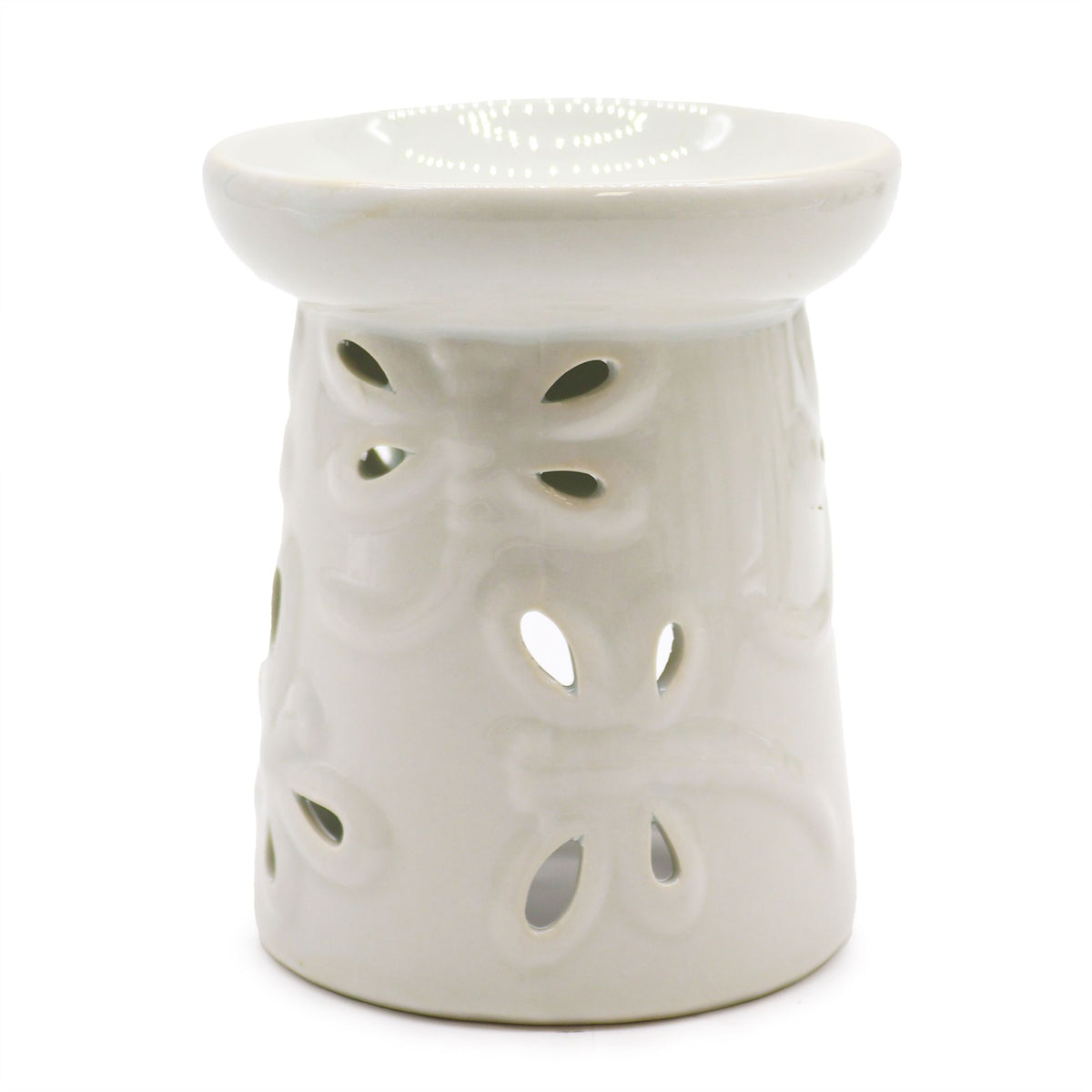 Classic White Oil Burner - Dragonfly product image