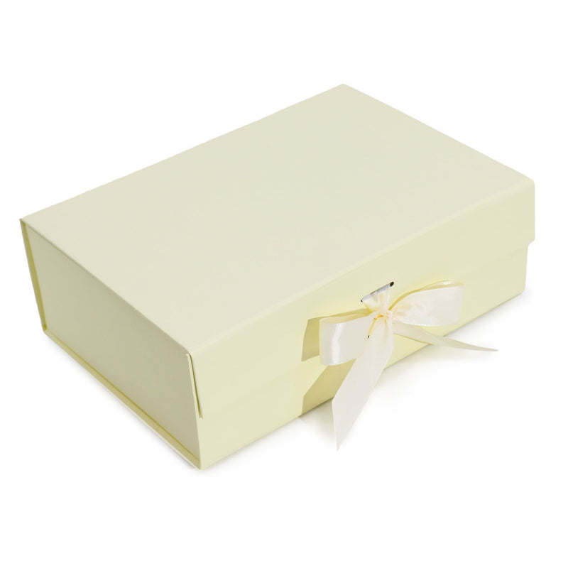 Flat Pack Gift Box - Large (28.2x20.2x9.2cm) - Ivory product image