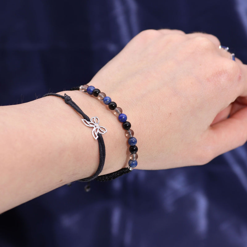 Zodiac Crystal Candle with Gemstone Bracelet - Scorpio product image