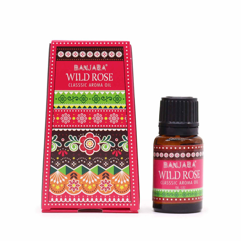 Banjara Indian Fragrance Oil 10ml - Wild Rose product image