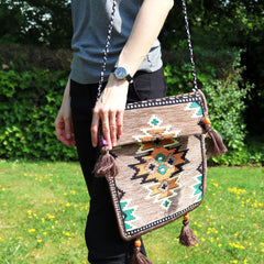 Biege Kilim Messenger Festival Bag product image 2
