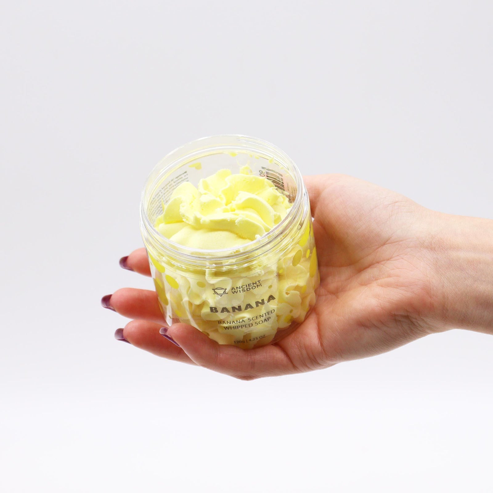 Banana Whipped Soap 120g product image