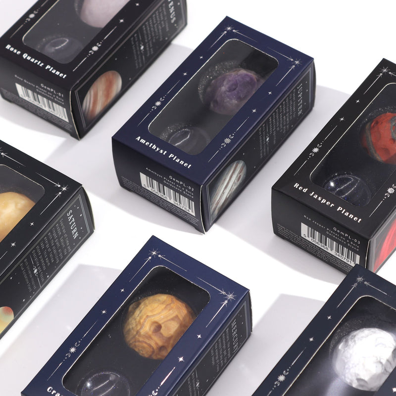 Rose Quartz Planet on a Sola Goldstone Stand (VENUS) product image
