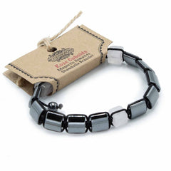Magnetic Hematite Shamballa Bracelet - Rose Cuboids product image 2