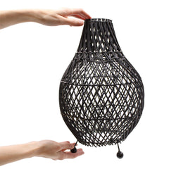 Rattan Table Lamps - Black product image 4