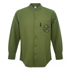 Nomad Sari Kathmandu Shirt - Forest Green - Large product image 4
