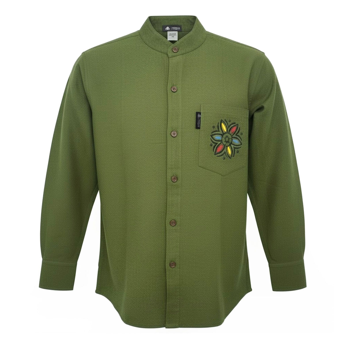 Nomad Sari Kathmandu Shirt - Forest Green - Large product image 4