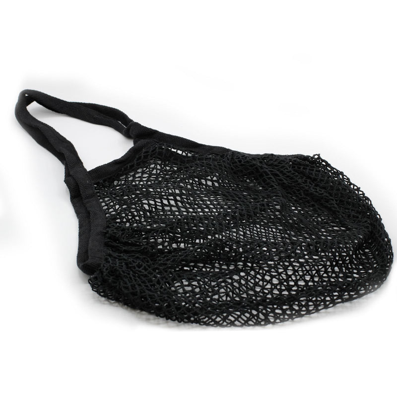 Pure Cotton Mesh Bag - Black product image