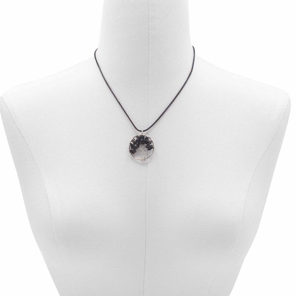 Tree of Life Pendant - Black Agate product image 6