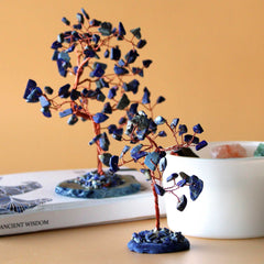 Gemstone Tree - Sodalite on Blue Agate Base (35 stones) product image 4