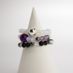 Nymph Spirit Gemstone Ring Set - Full Moon product image 8
