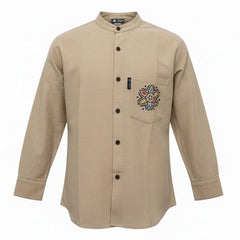 Nomad Sari Kathmandu Shirt - Stone - Large product image 2