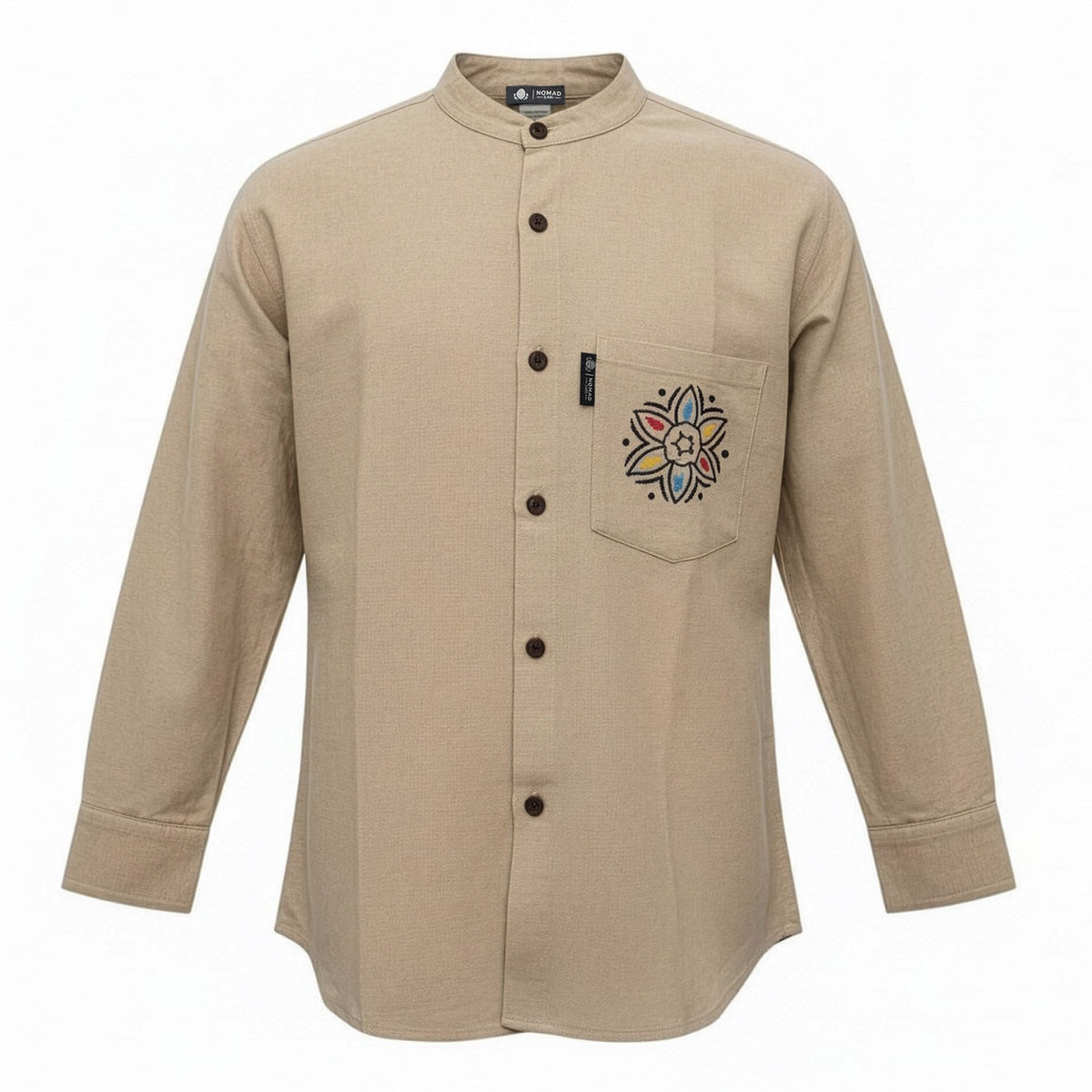 Nomad Sari Kathmandu Shirt - Stone - Large product image 2