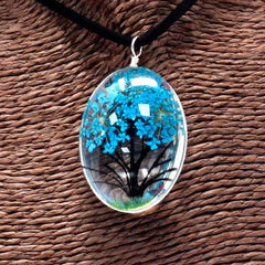 Pressed Flowers - Tree of Life set - Teal product image 2