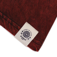 Nomad Sari Stonewashed Cotton T-Shirt – Mandala – Maroon – Large product image 4