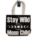 Iconic Classic Tote Bag - Stay Wild, Mood Child - Black Natural 10oz product image