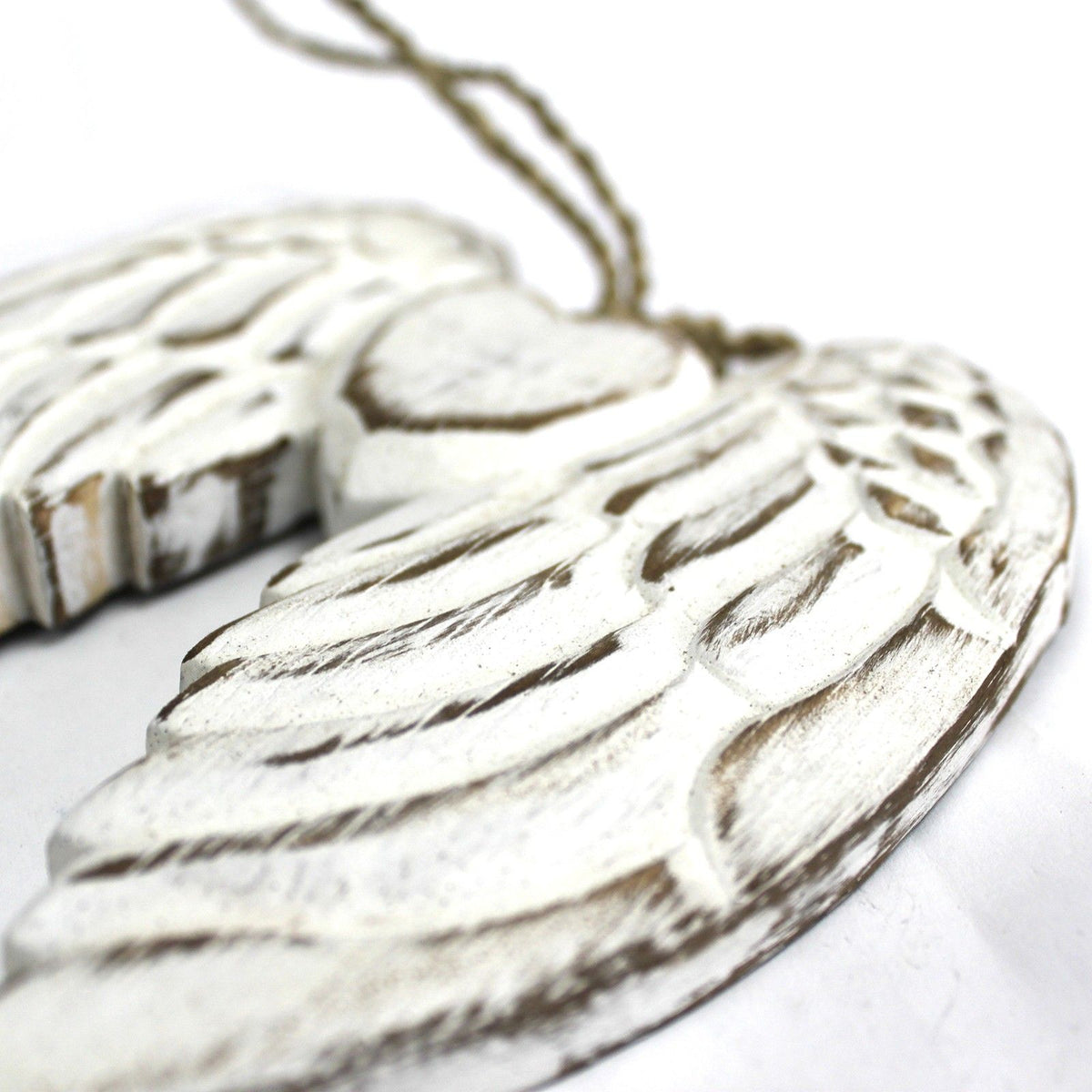 Hand Crafted Small Double Angel Wing & Heart - 15cm product image 4