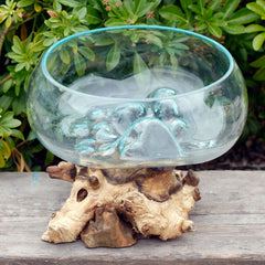Molten Glass on Wood - Open Lrg Bowl product image 2