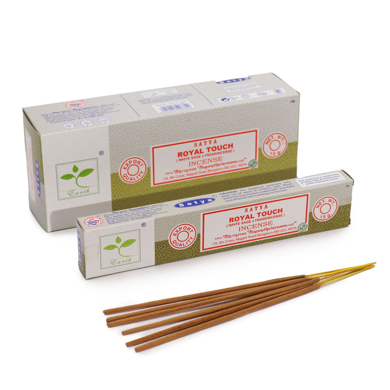 Satya Incense 15gm - Royal Touch (White Sage & Frankincense) product image