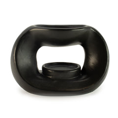 Ceramic Zen Oil Burner - Oval Pebble - Matt Black product image 2