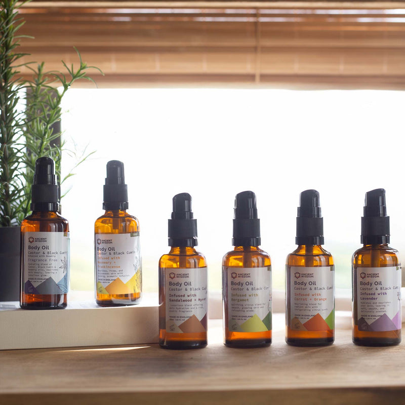 Organic Body Oil 50ml - Sandalwood & Myrrh product image