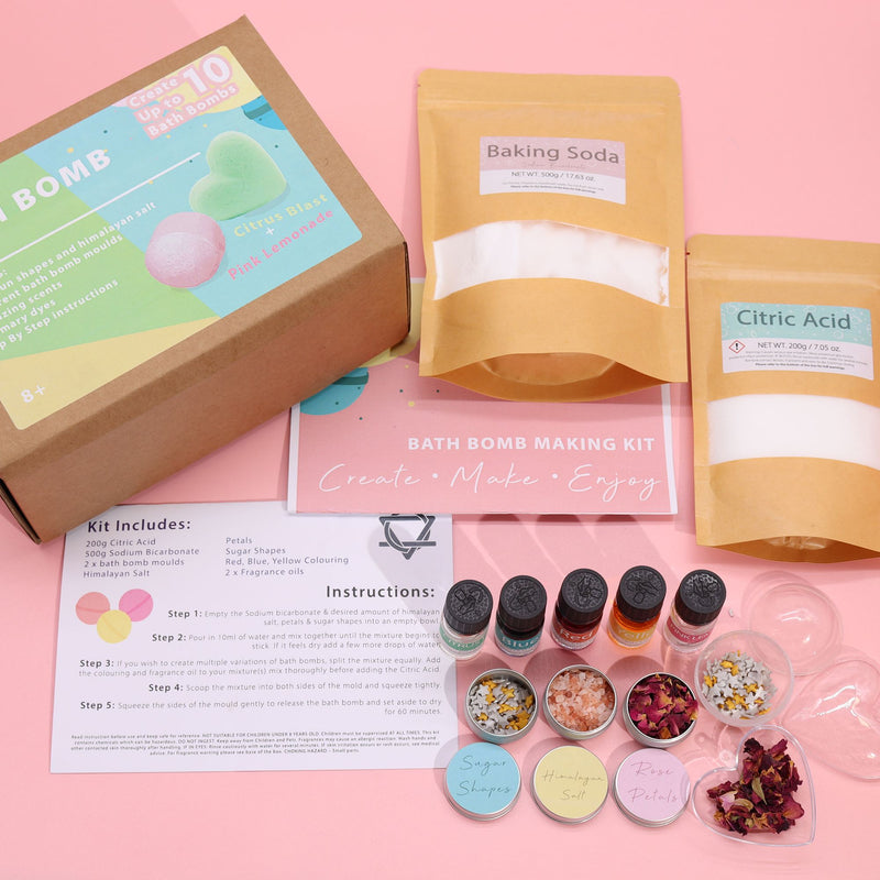 Bath Bomb Kit - Pink Lemonade & Citrus Blast product image