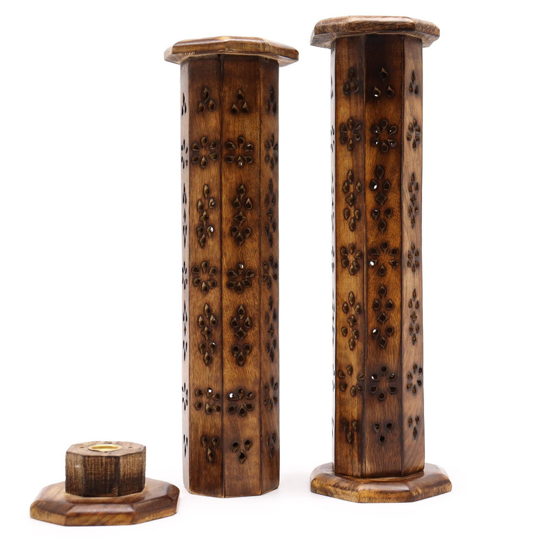 Mango Wood Hexagonal Tower product image