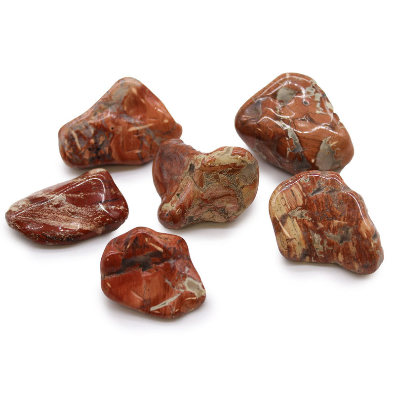Large African Tumble Stones - Light Jasper - Brecciated product image