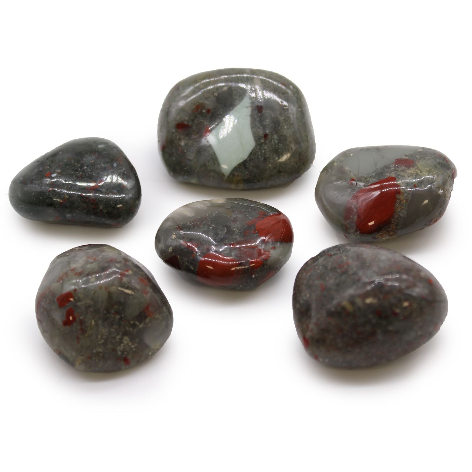 Large African Tumble Stones - Bloodstone - Sephtonite product image