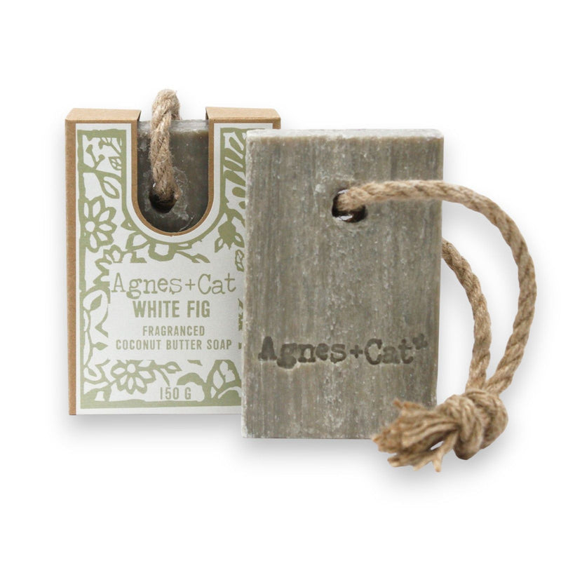 Agnes + Cat Soap On A Rope - White Fig product image