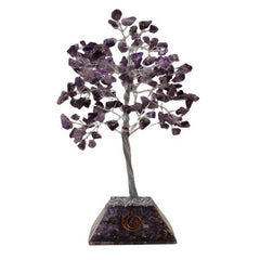 Gemstone Tree with Organite Base - 160 Stone - Amethyst product image
