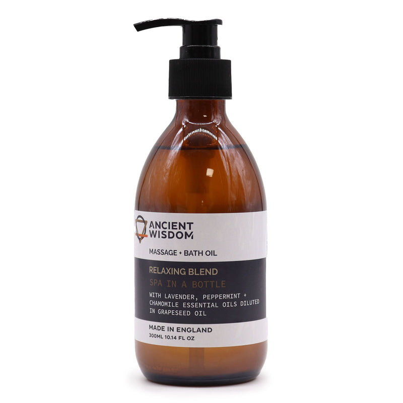 Aromatherapy Massage and Bath Oil - Relaxing 300ml product image