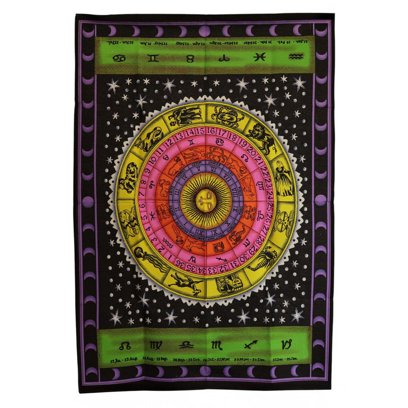 Cotton Wall Art (70x110cm) - Zodiac Colourful product image