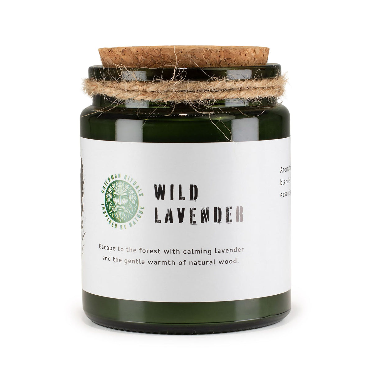 Greenman Woodwick Soy Candle - Wild Lavender product image 4