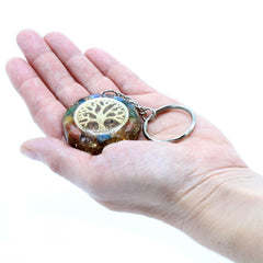 Orgonite Power Keyring - Gemstones Chakra Tree of Life product image 4