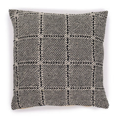 Classic Cushion Cover - Squares Grey - 40x40cm product image