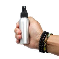 100ml Aluminium Bottle with Black Spray Top product image 4